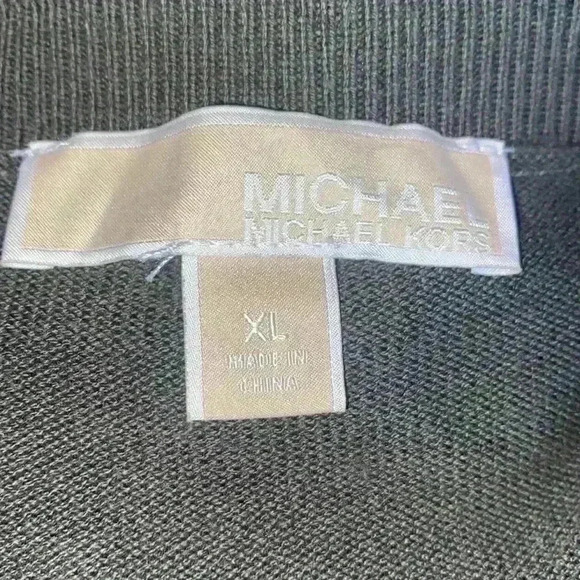 Michael Kors Green Blouse with Gold Buttons size XL - Picture 5 of 5